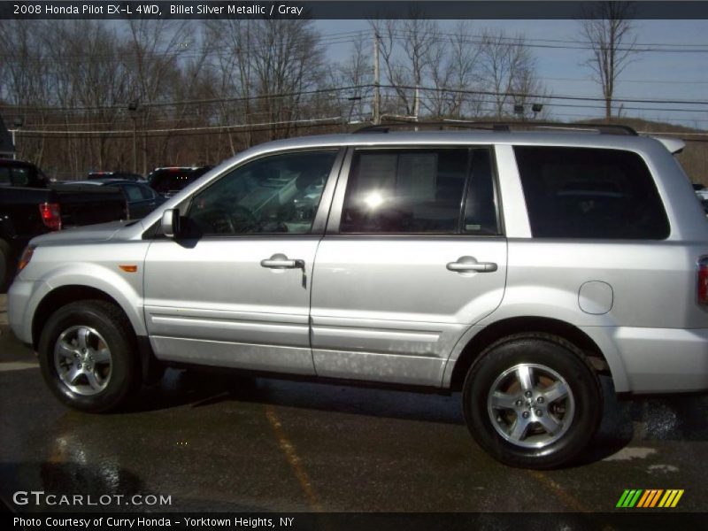 Billet Silver Metallic / Gray 2008 Honda Pilot EX-L 4WD