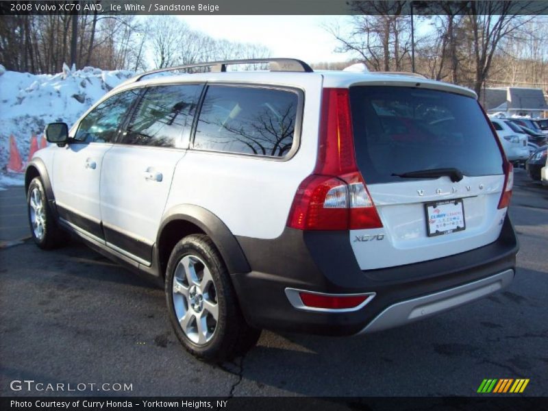 Ice White / Sandstone Beige 2008 Volvo XC70 AWD