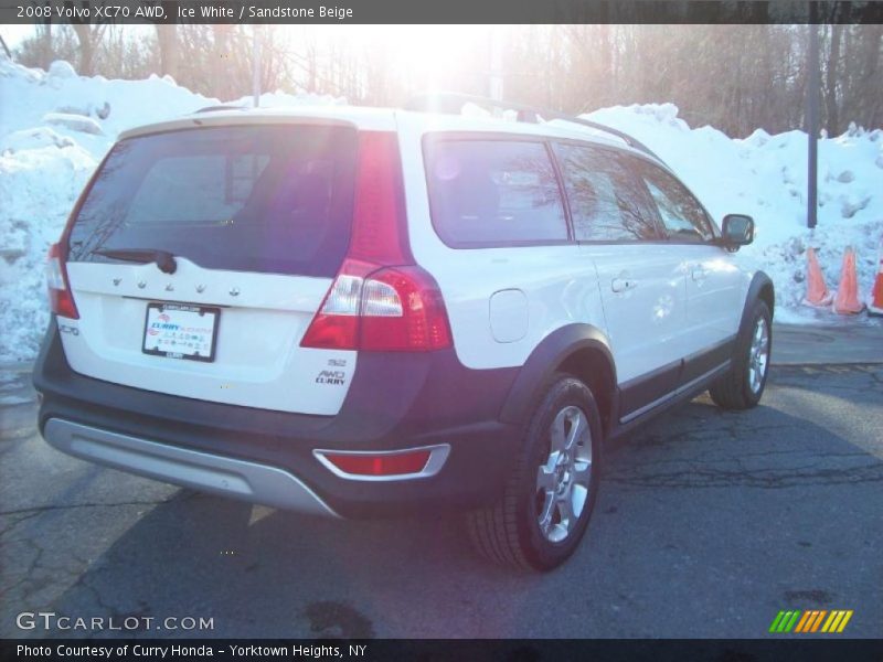 Ice White / Sandstone Beige 2008 Volvo XC70 AWD