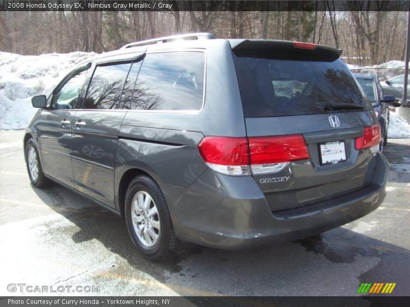 Nimbus Gray Metallic / Gray 2008 Honda Odyssey EX