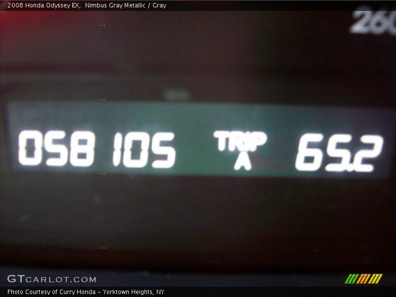 Nimbus Gray Metallic / Gray 2008 Honda Odyssey EX