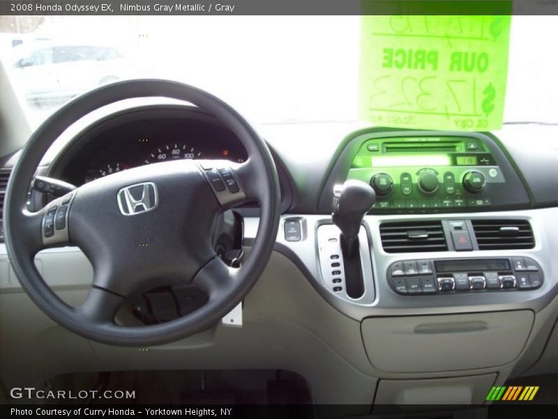 Nimbus Gray Metallic / Gray 2008 Honda Odyssey EX