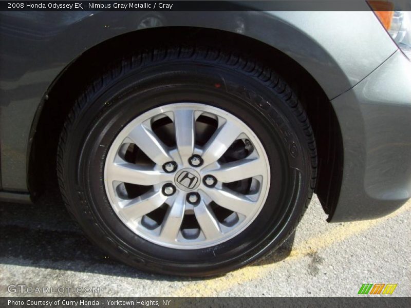 Nimbus Gray Metallic / Gray 2008 Honda Odyssey EX