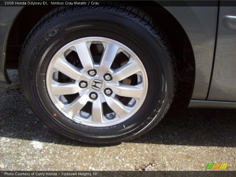 Nimbus Gray Metallic / Gray 2008 Honda Odyssey EX