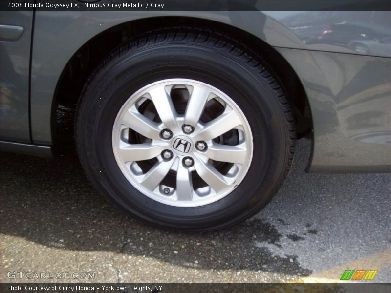 Nimbus Gray Metallic / Gray 2008 Honda Odyssey EX