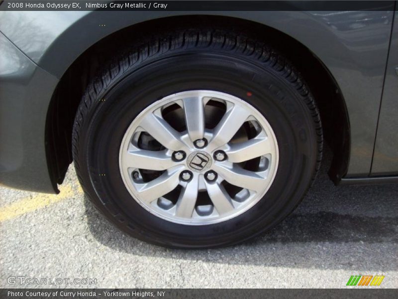 Nimbus Gray Metallic / Gray 2008 Honda Odyssey EX