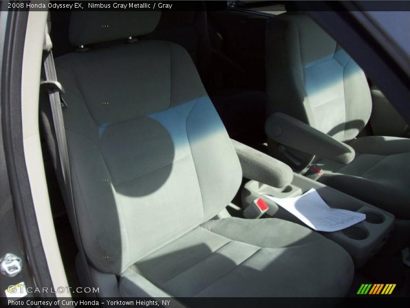 Nimbus Gray Metallic / Gray 2008 Honda Odyssey EX