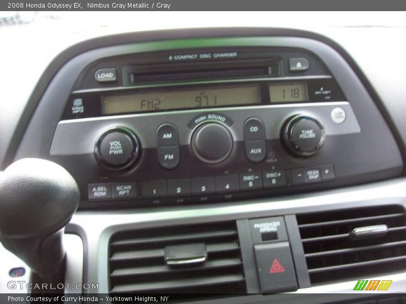 Nimbus Gray Metallic / Gray 2008 Honda Odyssey EX