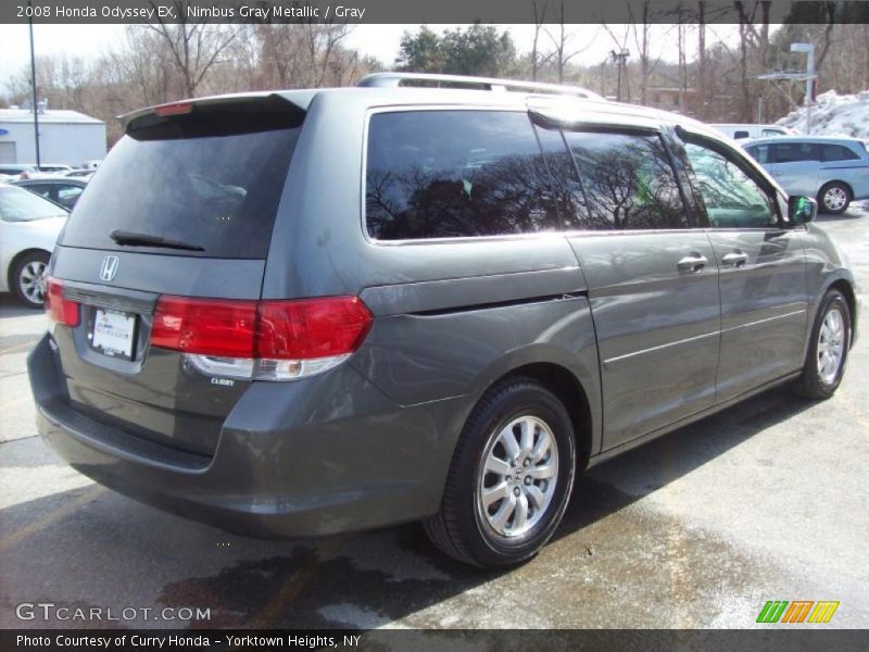 Nimbus Gray Metallic / Gray 2008 Honda Odyssey EX