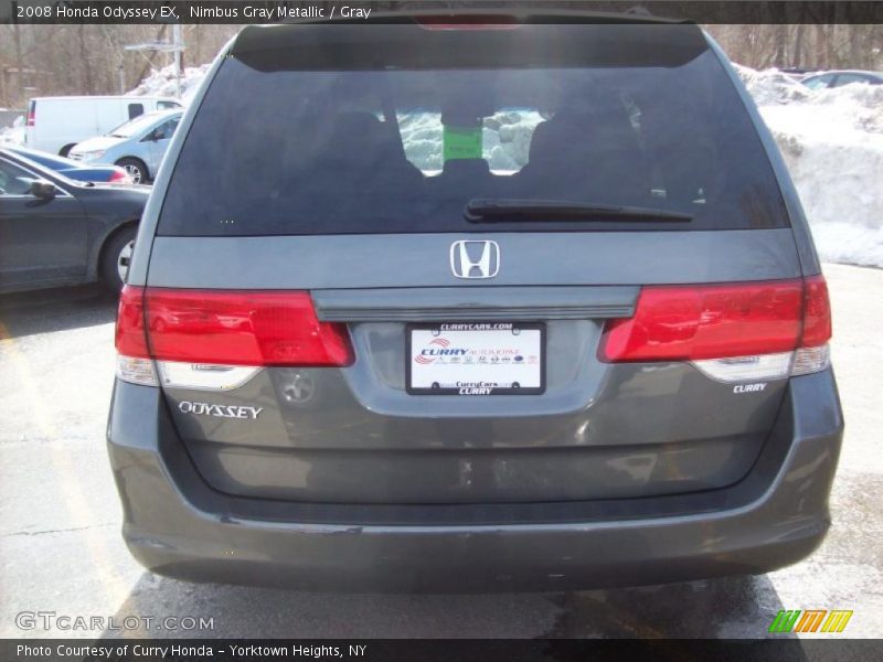 Nimbus Gray Metallic / Gray 2008 Honda Odyssey EX