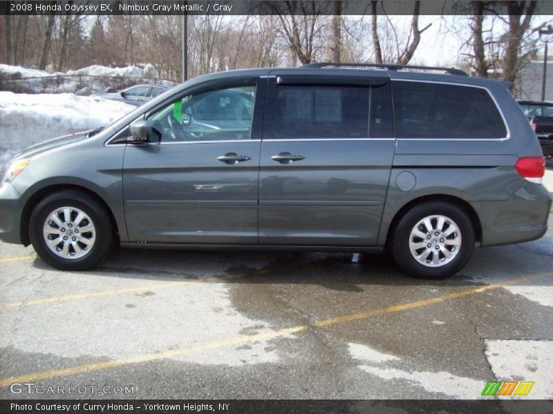 Nimbus Gray Metallic / Gray 2008 Honda Odyssey EX