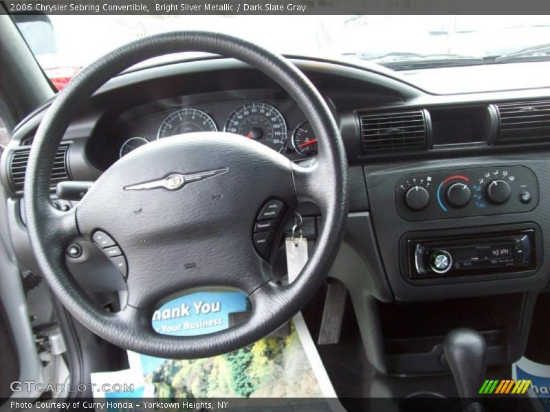 Bright Silver Metallic / Dark Slate Gray 2006 Chrysler Sebring Convertible