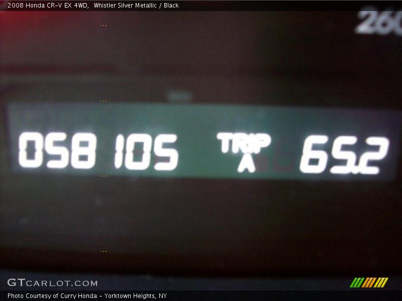 Whistler Silver Metallic / Black 2008 Honda CR-V EX 4WD