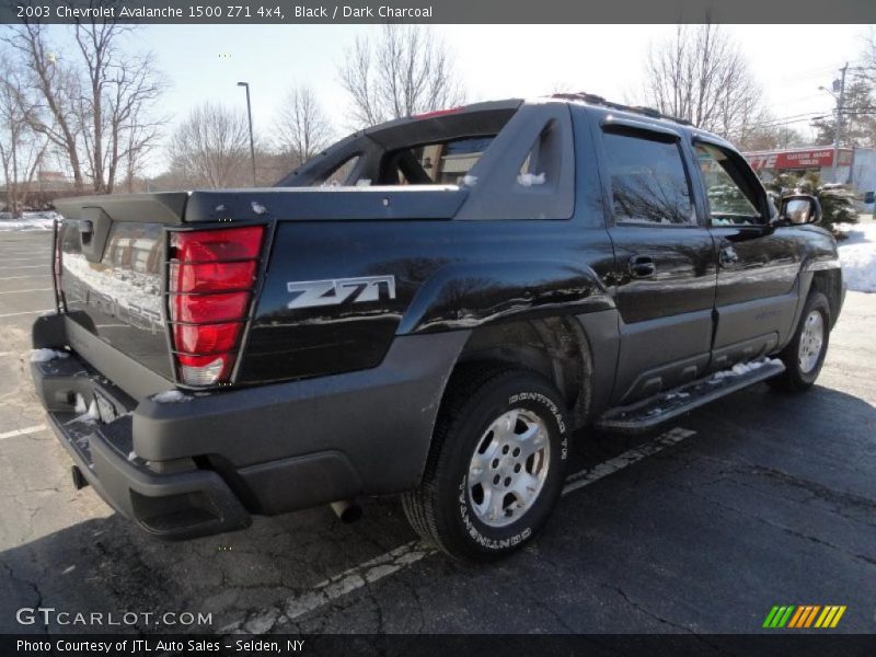 Black / Dark Charcoal 2003 Chevrolet Avalanche 1500 Z71 4x4