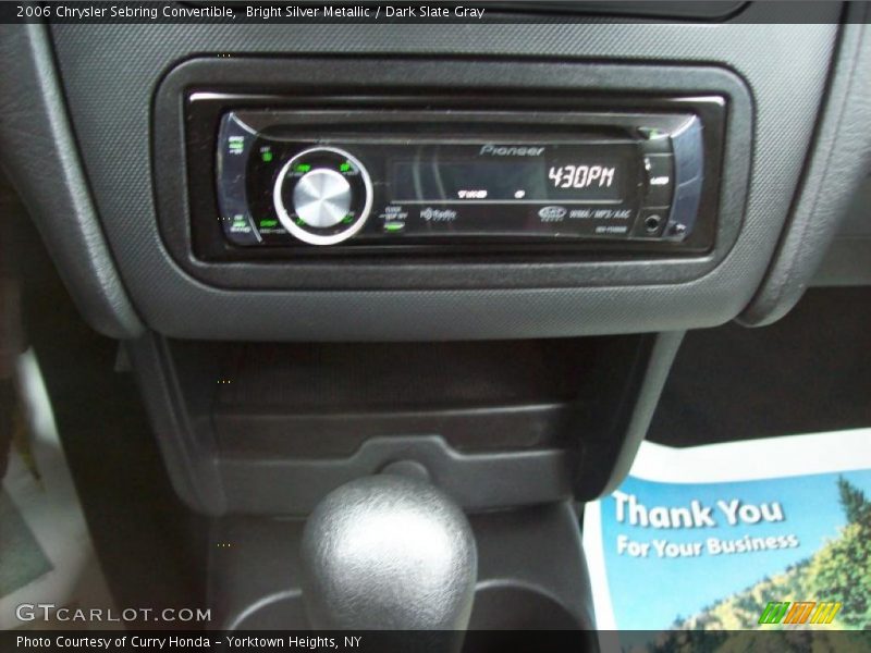 Bright Silver Metallic / Dark Slate Gray 2006 Chrysler Sebring Convertible