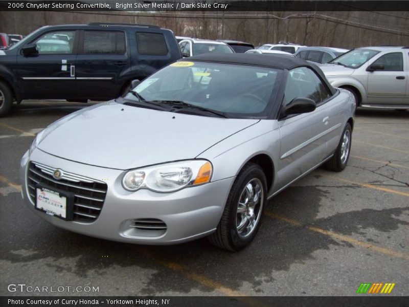 Bright Silver Metallic / Dark Slate Gray 2006 Chrysler Sebring Convertible