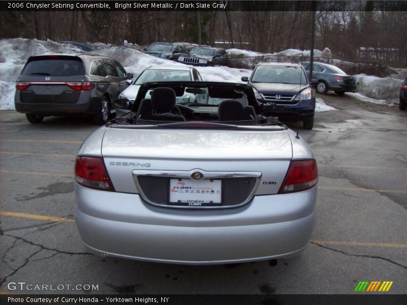 Bright Silver Metallic / Dark Slate Gray 2006 Chrysler Sebring Convertible