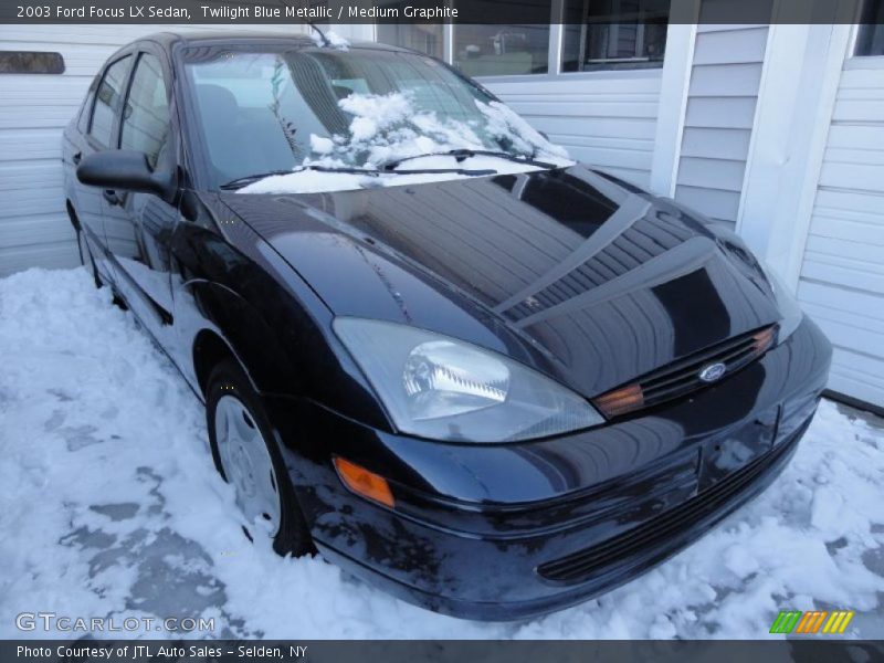 Twilight Blue Metallic / Medium Graphite 2003 Ford Focus LX Sedan