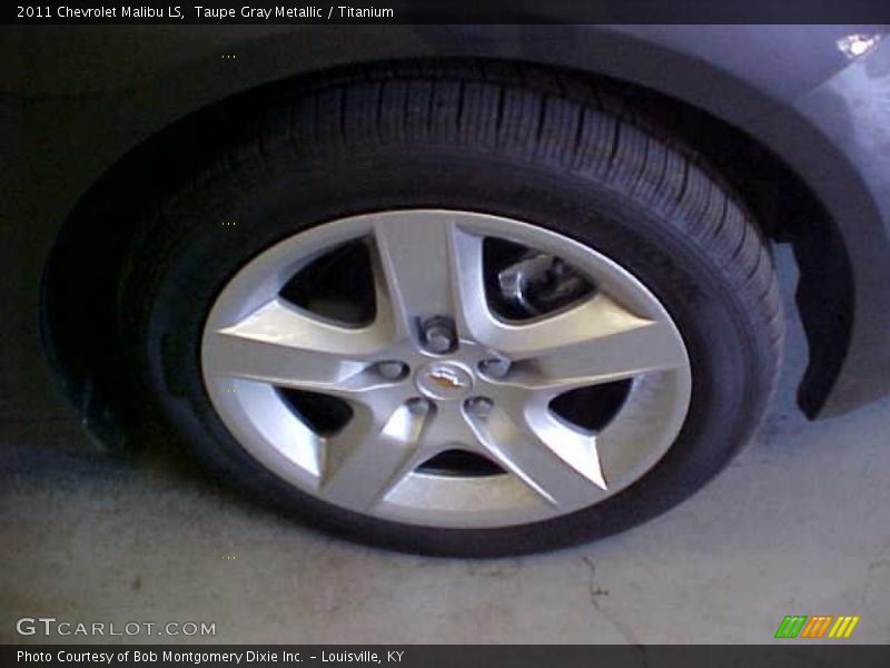 Taupe Gray Metallic / Titanium 2011 Chevrolet Malibu LS