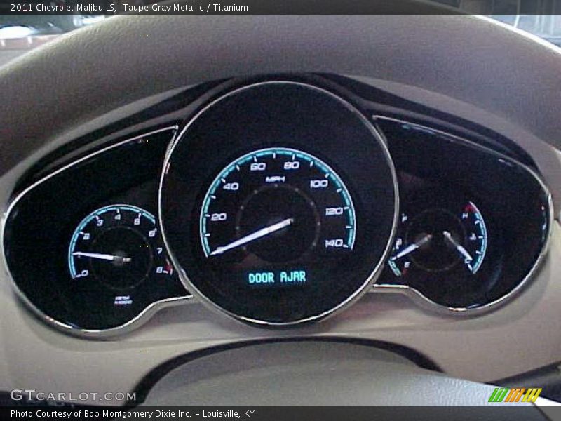 Taupe Gray Metallic / Titanium 2011 Chevrolet Malibu LS
