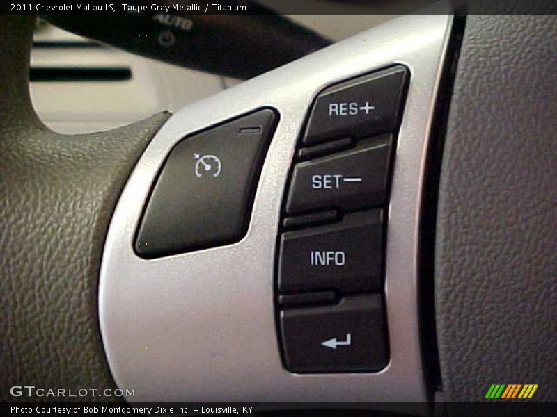 Taupe Gray Metallic / Titanium 2011 Chevrolet Malibu LS