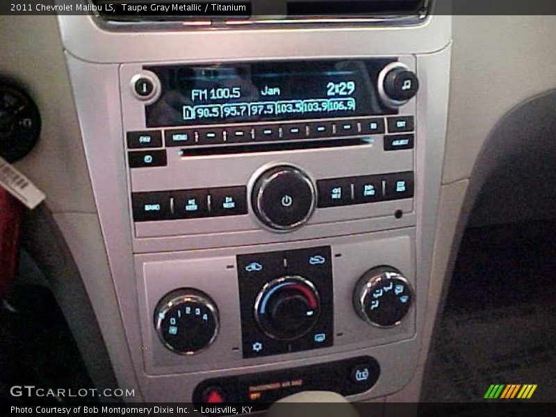 Taupe Gray Metallic / Titanium 2011 Chevrolet Malibu LS