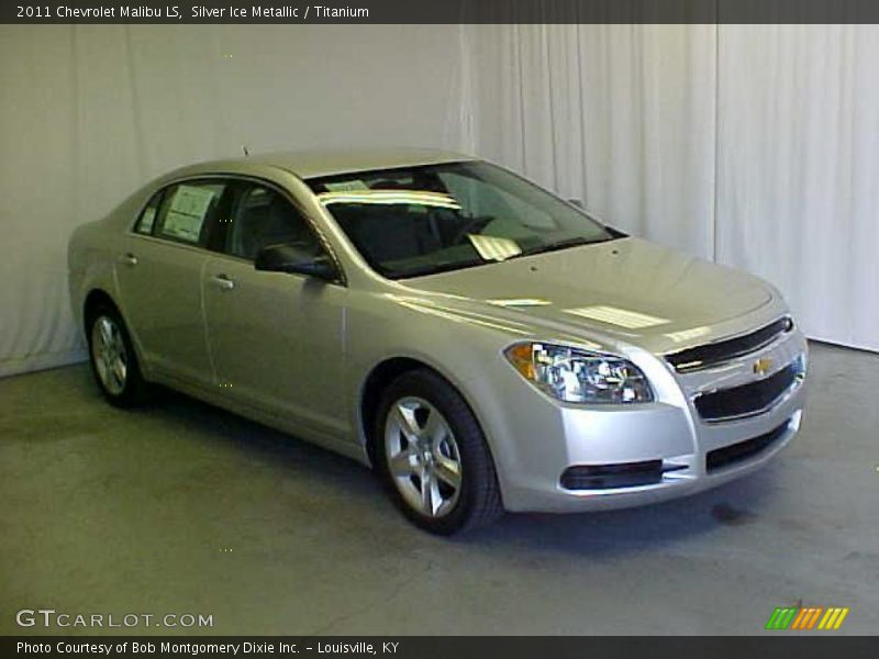 Silver Ice Metallic / Titanium 2011 Chevrolet Malibu LS