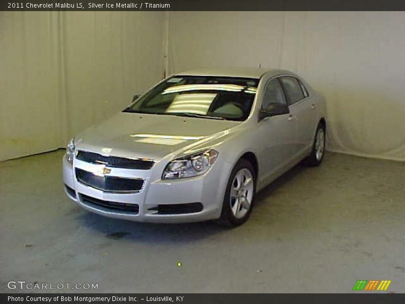 Silver Ice Metallic / Titanium 2011 Chevrolet Malibu LS