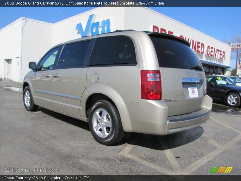 Light Sandstone Metallic / Medium Slate Gray/Light Shale 2008 Dodge Grand Caravan SXT