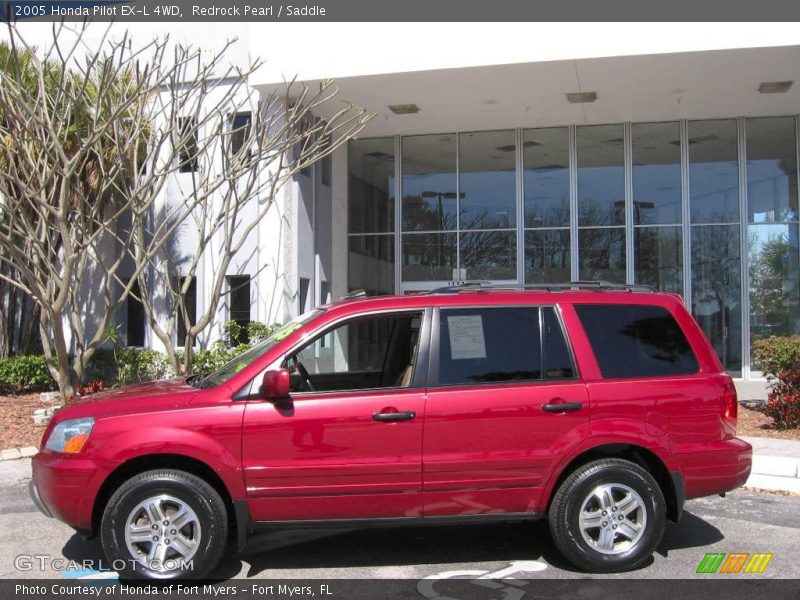 Redrock Pearl / Saddle 2005 Honda Pilot EX-L 4WD