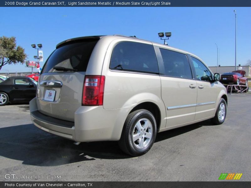 Light Sandstone Metallic / Medium Slate Gray/Light Shale 2008 Dodge Grand Caravan SXT