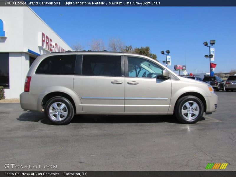Light Sandstone Metallic / Medium Slate Gray/Light Shale 2008 Dodge Grand Caravan SXT