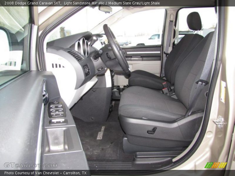 Light Sandstone Metallic / Medium Slate Gray/Light Shale 2008 Dodge Grand Caravan SXT