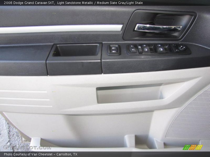 Light Sandstone Metallic / Medium Slate Gray/Light Shale 2008 Dodge Grand Caravan SXT