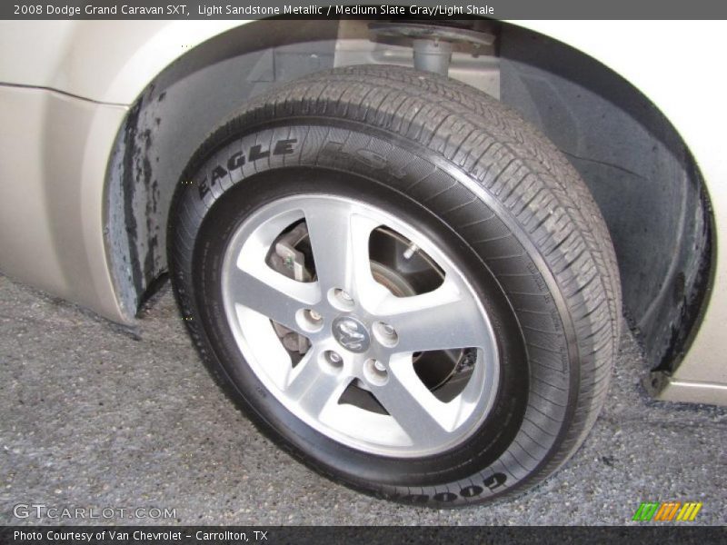 Light Sandstone Metallic / Medium Slate Gray/Light Shale 2008 Dodge Grand Caravan SXT
