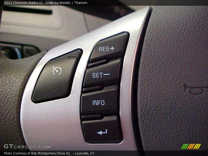 Silver Ice Metallic / Titanium 2011 Chevrolet Malibu LS