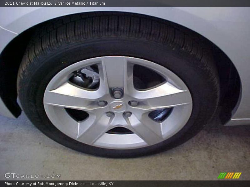 Silver Ice Metallic / Titanium 2011 Chevrolet Malibu LS