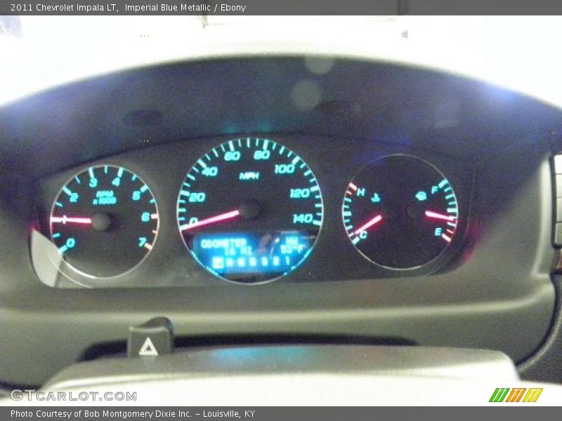Imperial Blue Metallic / Ebony 2011 Chevrolet Impala LT