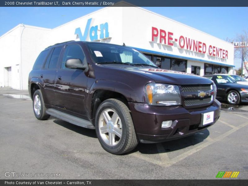 Dark Cherry Metallic / Ebony 2008 Chevrolet TrailBlazer LT