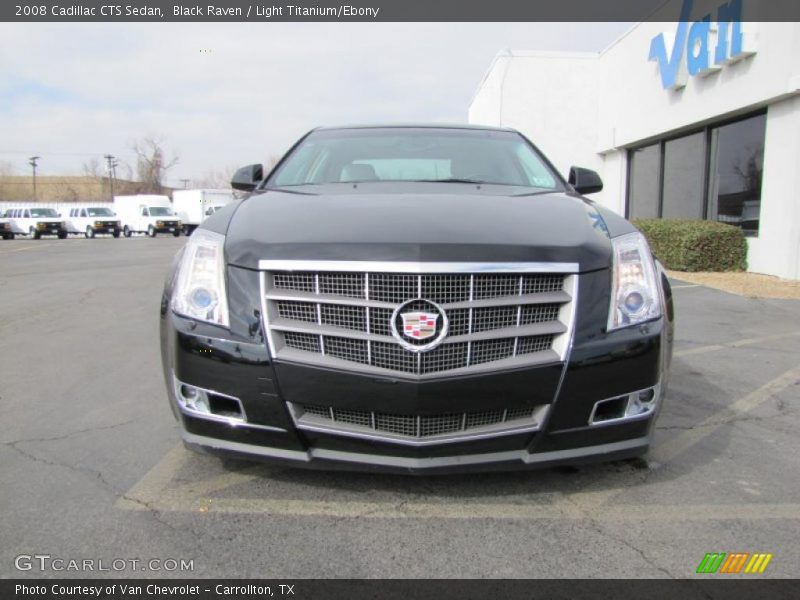 Black Raven / Light Titanium/Ebony 2008 Cadillac CTS Sedan