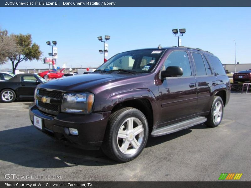 Dark Cherry Metallic / Ebony 2008 Chevrolet TrailBlazer LT