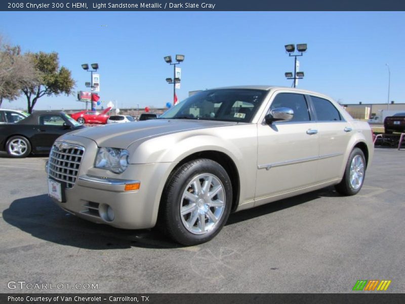 Light Sandstone Metallic / Dark Slate Gray 2008 Chrysler 300 C HEMI