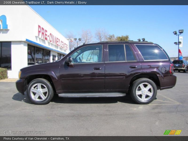 Dark Cherry Metallic / Ebony 2008 Chevrolet TrailBlazer LT