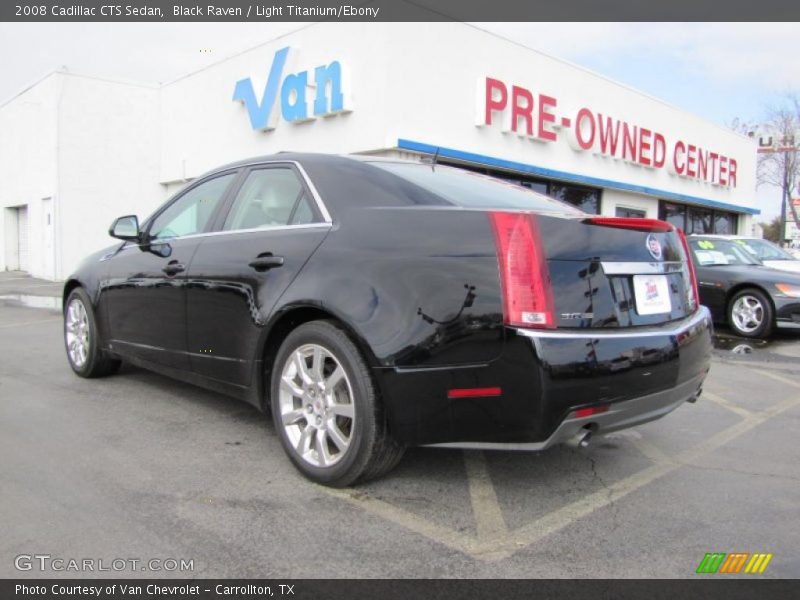 Black Raven / Light Titanium/Ebony 2008 Cadillac CTS Sedan