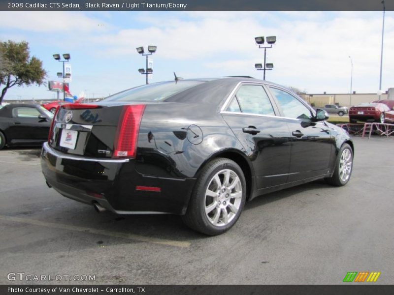 Black Raven / Light Titanium/Ebony 2008 Cadillac CTS Sedan
