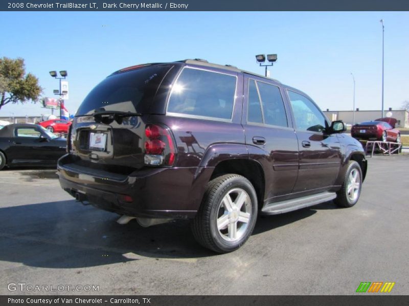 Dark Cherry Metallic / Ebony 2008 Chevrolet TrailBlazer LT