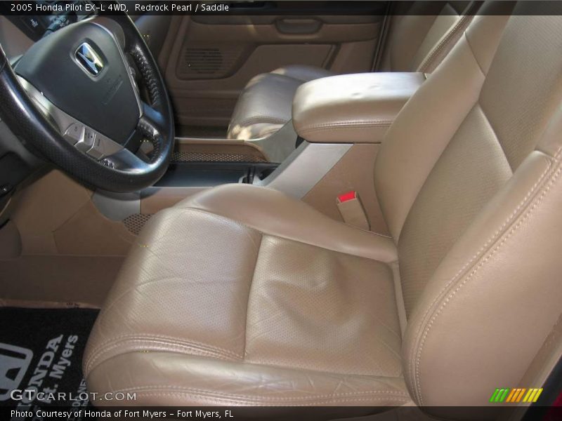 Redrock Pearl / Saddle 2005 Honda Pilot EX-L 4WD