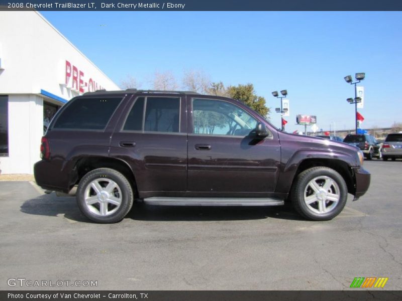 Dark Cherry Metallic / Ebony 2008 Chevrolet TrailBlazer LT