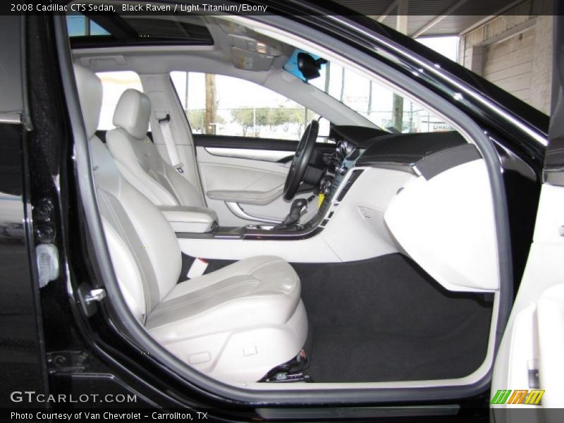 Black Raven / Light Titanium/Ebony 2008 Cadillac CTS Sedan