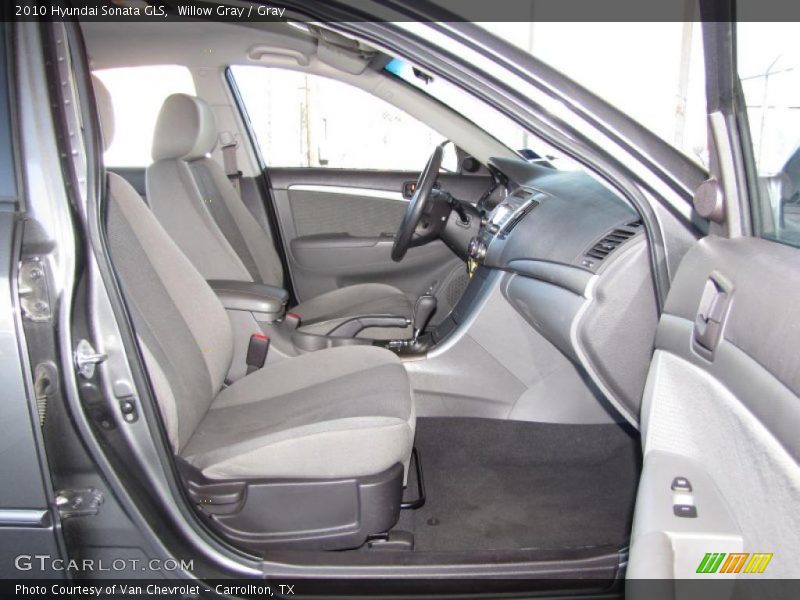 Willow Gray / Gray 2010 Hyundai Sonata GLS